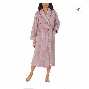 Carole Hochman Ladies' Plush Robe, Pink, Small